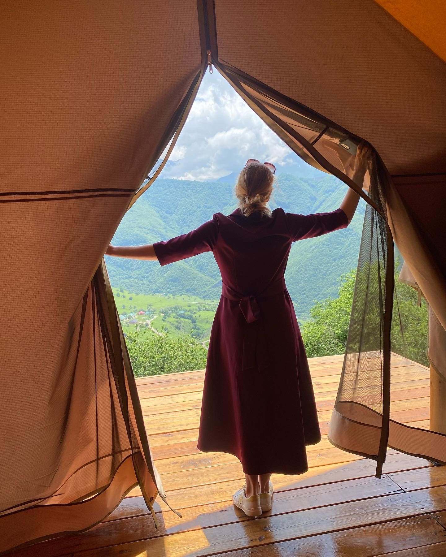 Глэмпинг «Берег неба» в Чечне